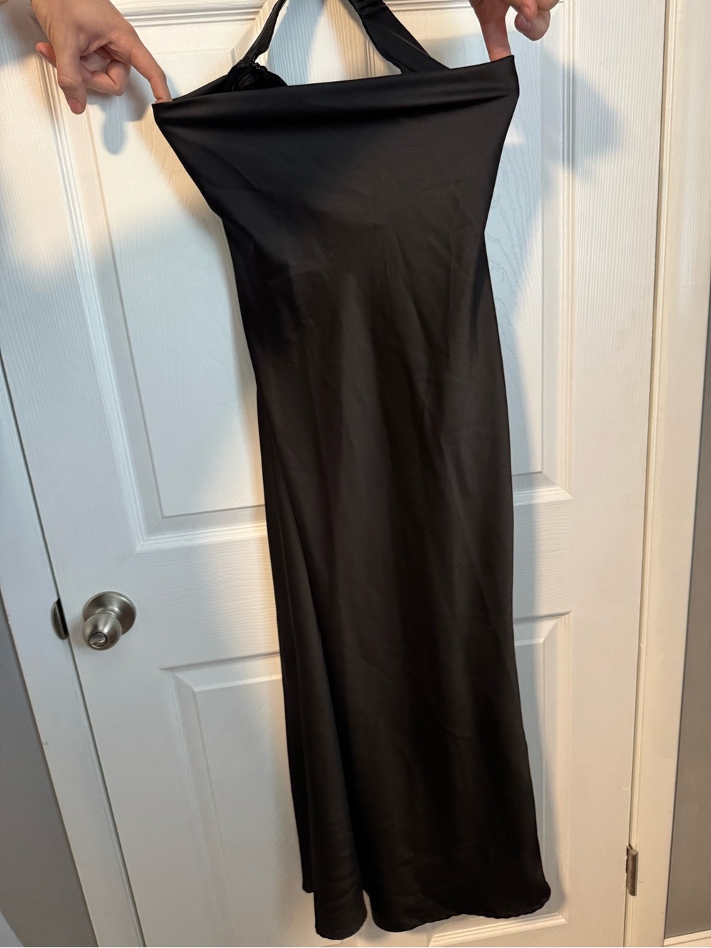 Black Maxi Dress- Stretch Jersey Women’s Maxi